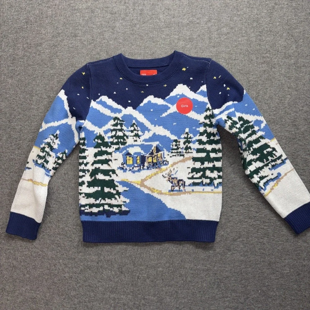 Holiday Lane Girls‎ Winter Sweater Size XS 5/6